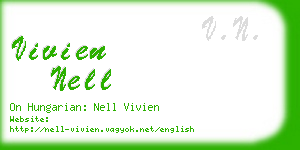 vivien nell business card